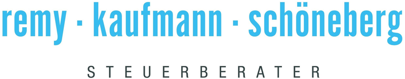 Logo: remy · kaufmann · schöneberg Partnerschaft mbB Steuerberatungsgesellschaft